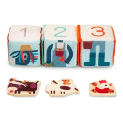 Set De Cubes Cache-cache, Ferme - Lilliputiens 11 Set De Cubes Cache-cache, Ferme - Lilliputiens -Jouets Éducatifs Boutique set de cubes cache cache ferme lilliputiens 4
