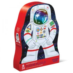 Puzzle Silhouette Astronaute, 36 Pièces - Crocodile Creek