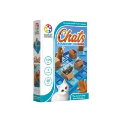 Chats Tournent En Rond, Jeu Compact - Smartgames
