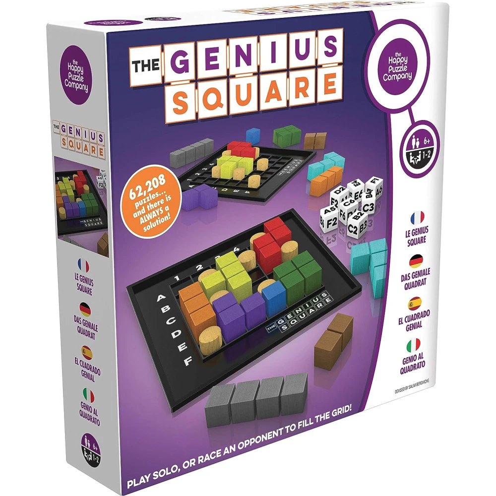 Le Carré De Génie, The Genius Square - Smartgames 3 Le Carré De Génie, The Genius Square - Smartgames