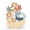 La Famille Des Singes, Jeu D'équilibre En Bois - Speedy Monkey -Jouets Éducatifs Boutique sp1012