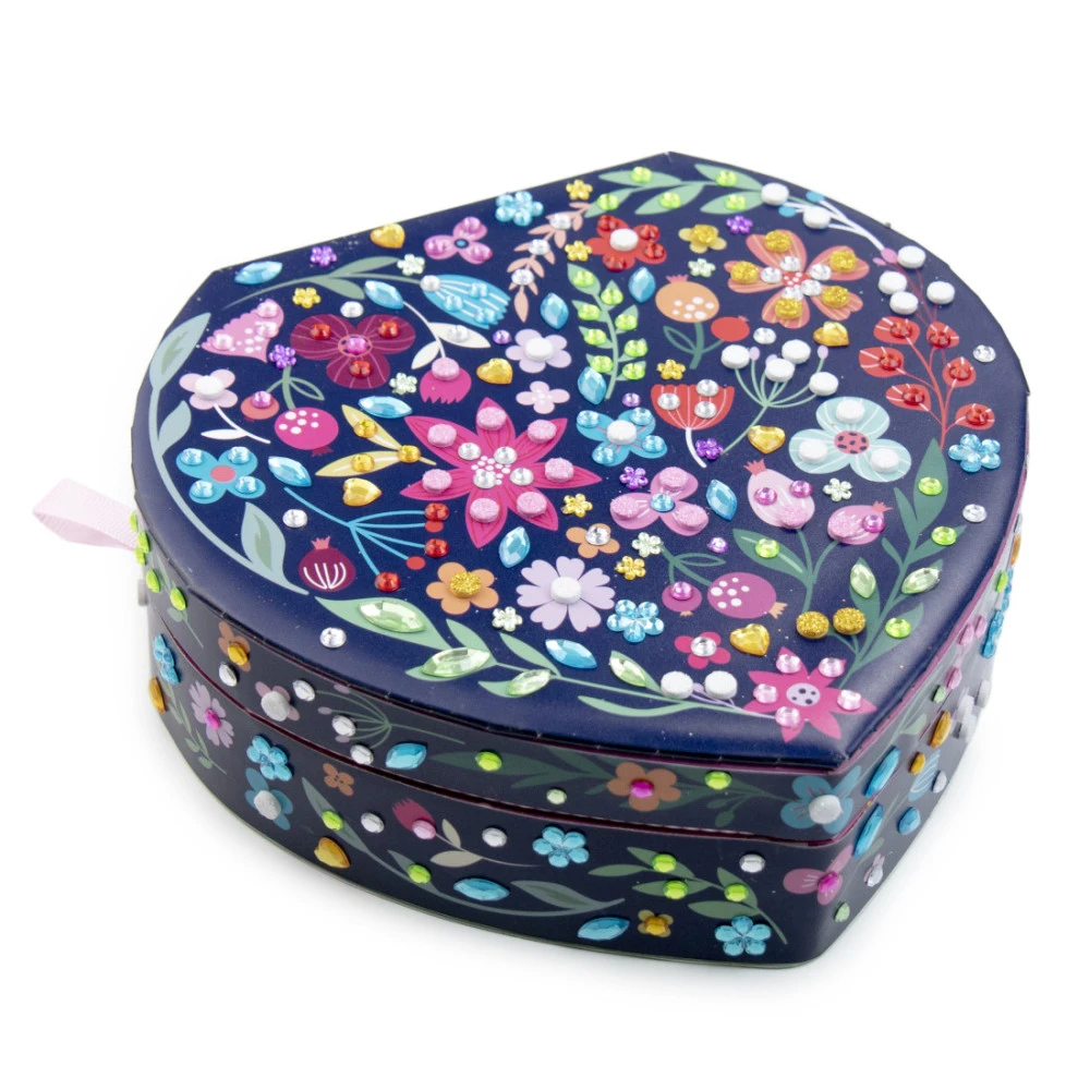 Stick & Fun, Coffret à Bijoux Coeur En Mosaïques - Au Sycomore 4 Stick & Fun, Coffret à Bijoux Coeur En Mosaïques - Au Sycomore – Image 2