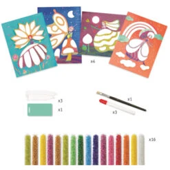 Tableaux De Perles Féérie - Djeco -Jouets Éducatifs Boutique tableaux de perles feerie djeco 1