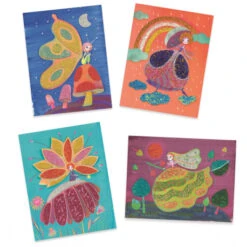 Tableaux De Perles Féérie - Djeco -Jouets Éducatifs Boutique tableaux de perles feerie djeco 2