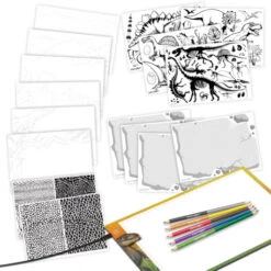 Tablette Lumineuse à Dessin - DinosArt -Jouets Éducatifs Boutique tablette lumineuse dessin led dinosart 2