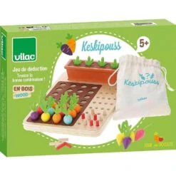 Keskipouss, Jeu De Déduction En Bois - Vilac