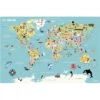 Carte Du Monde Magnétique De Ingela P. Arrhénius - Vilac -Jouets Éducatifs Boutique vilac 7612 carte du monde en bois vilac